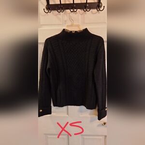 Talbots Women's Dark Knit Crewneck Sweater